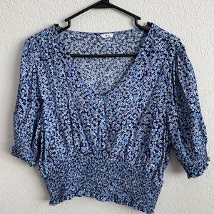 Puff Sleeve Tea Blouse